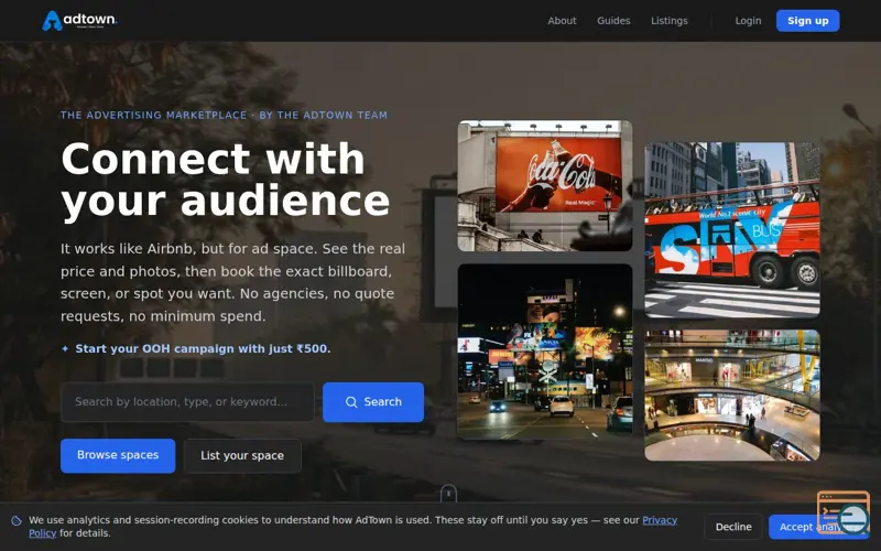 Screenshot of AdTown