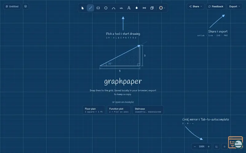 Screenshot of GraphPaper
