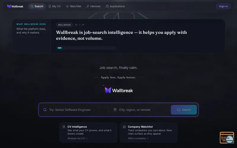Screenshot of Wallbreak