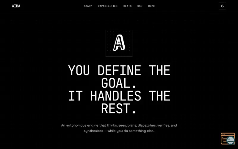 Screenshot of AIBA
