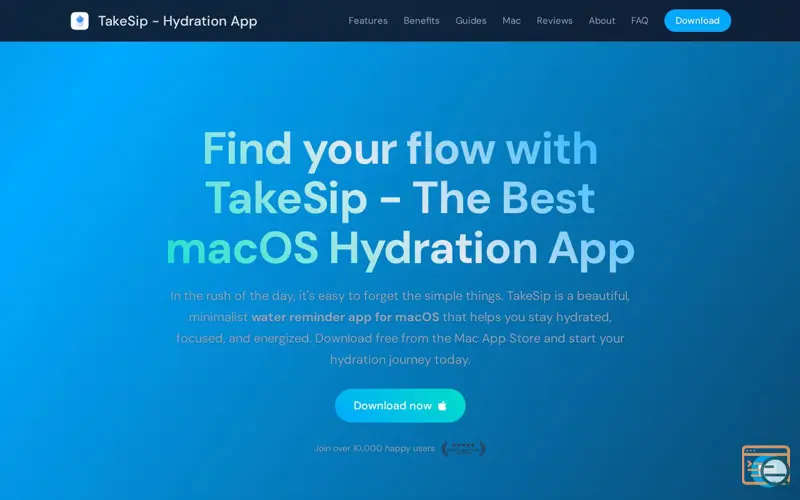 Screenshot of TakeSip