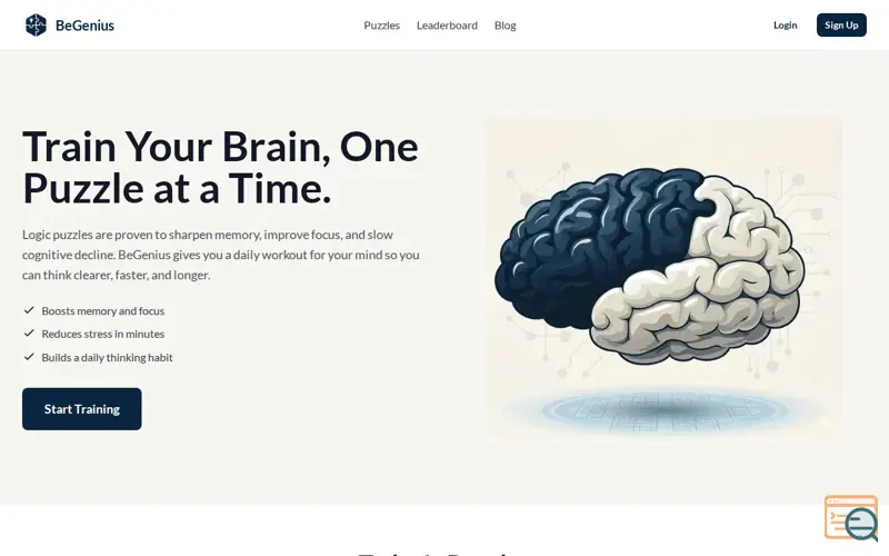Screenshot of Be Genius