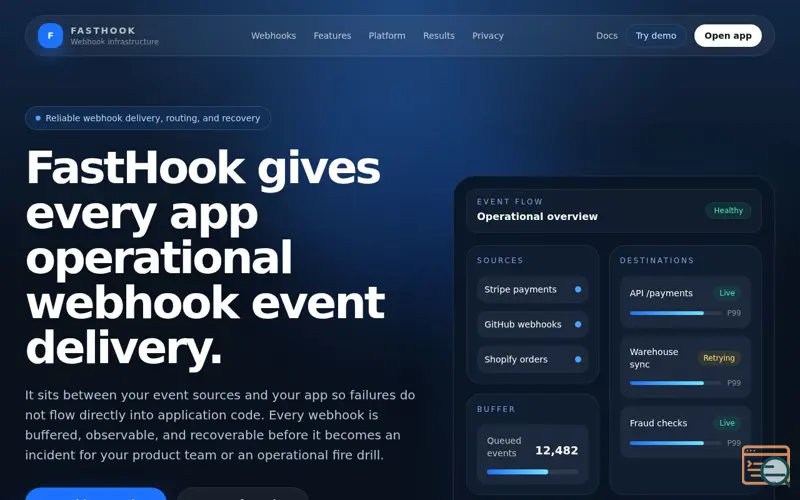 Screenshot of fasthook
