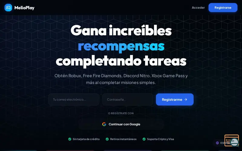 Screenshot of MelioPlay