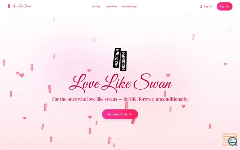 Screenshot of Love Like Swan