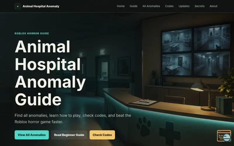 Screenshot of Animal Hospital Anomaly Guide