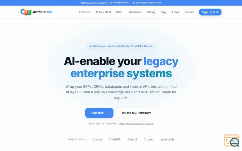 Screenshot of Artificial Wit
