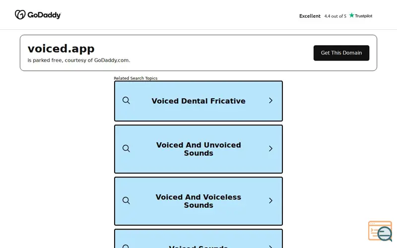 Screenshot of Voced