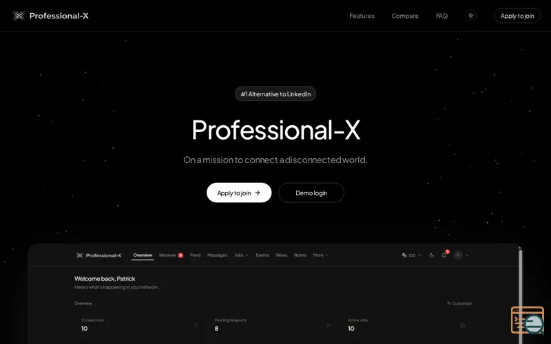 Screenshot of Professional-X