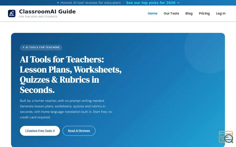 Screenshot of Classroom AI Guide, a launch using Astra