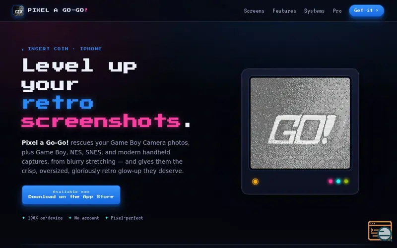 Screenshot of Pixel a Go-Go