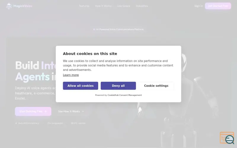 Screenshot of MagickVoice