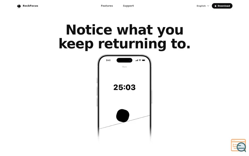 Screenshot of RockFocus