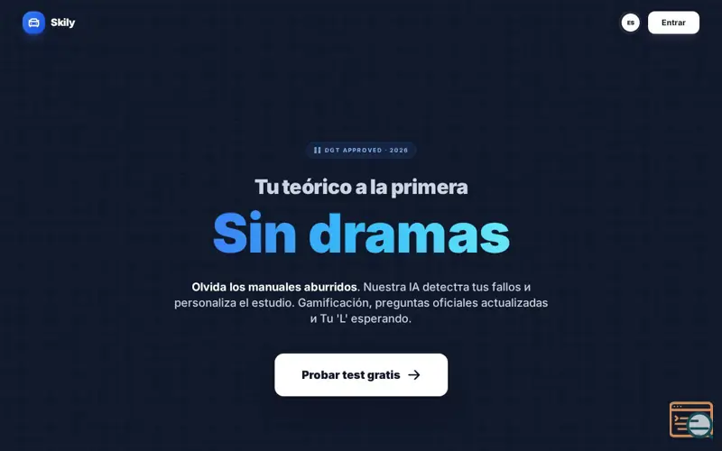 Screenshot of SkilyApp 