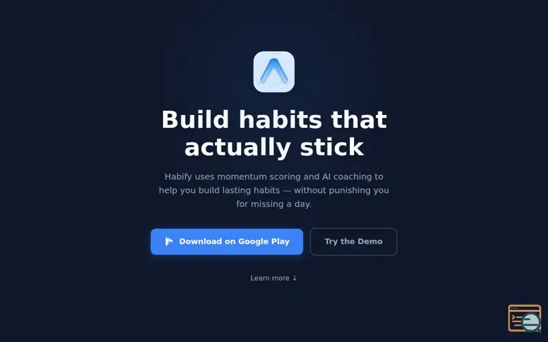 Screenshot of Habify
