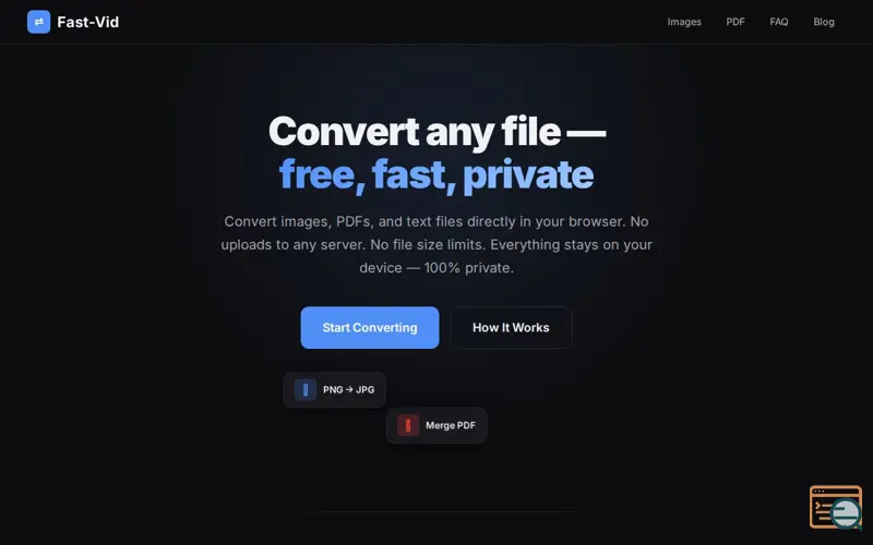 Screenshot of Fast-Vid