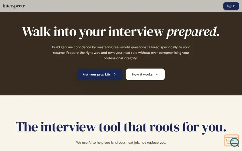 Screenshot of Interspectr