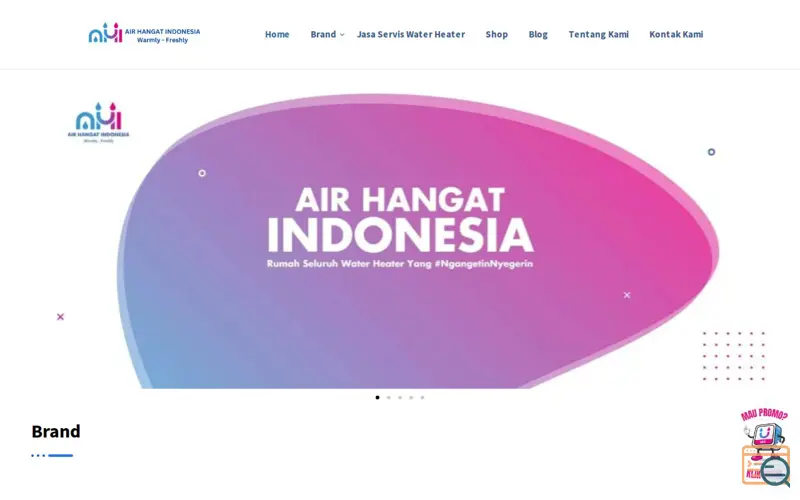 Screenshot of Air Hangat Indonesia