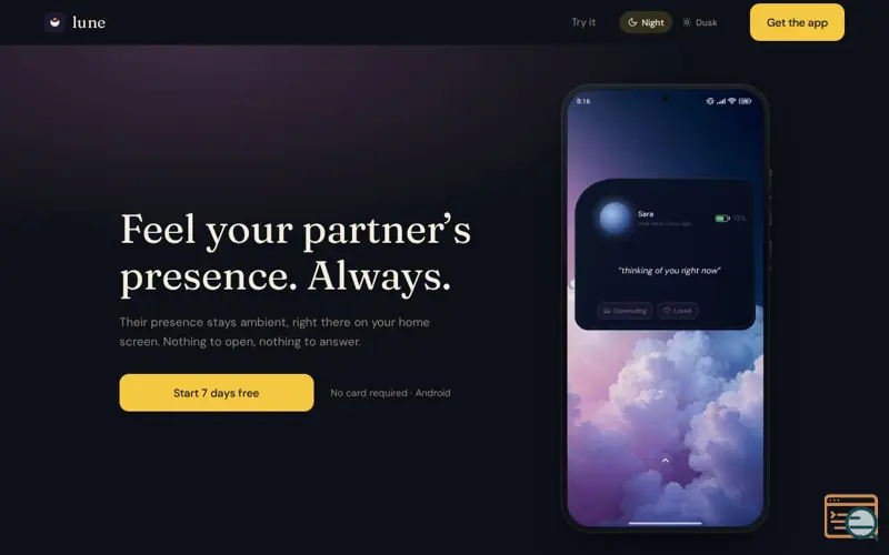 Screenshot of Lune