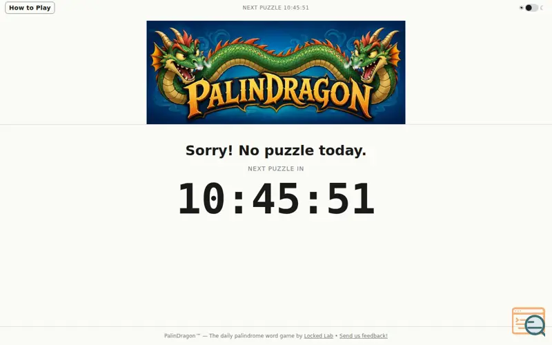 Screenshot of PalinDragon