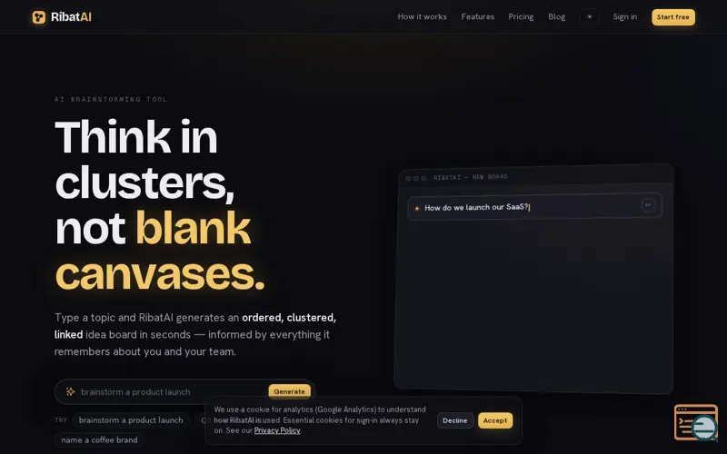 Screenshot of RibatAI