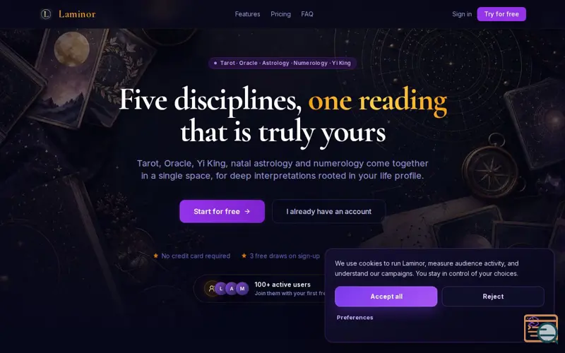 Screenshot of Laminor