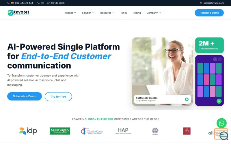 Screenshot of Tevatel