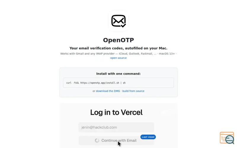 Screenshot of My First OSS as a Teen