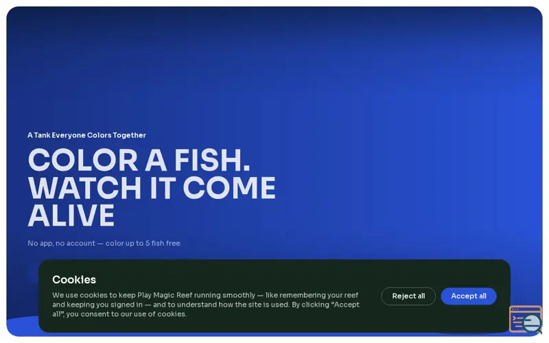 Screenshot of Play Magic Reef