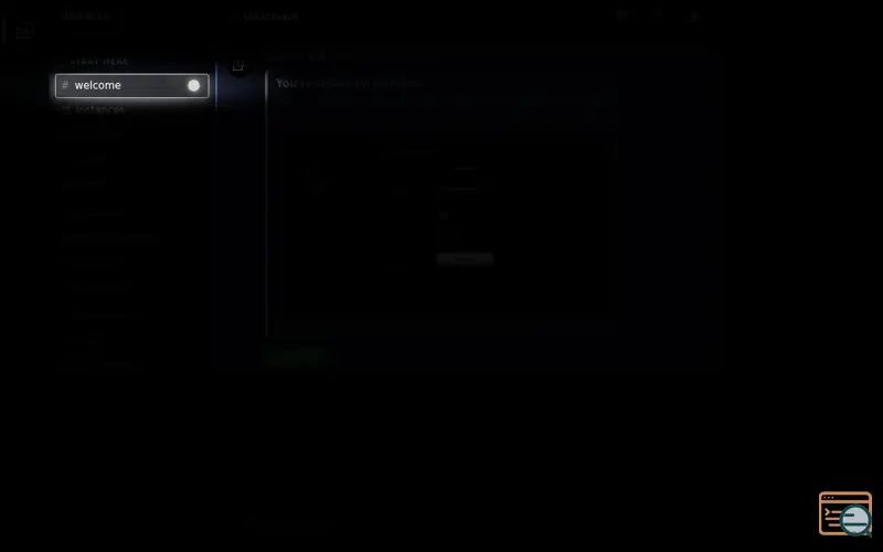 Screenshot of Instance