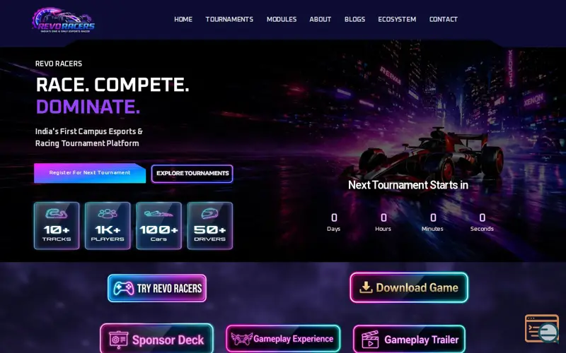 Screenshot of Revo Racers