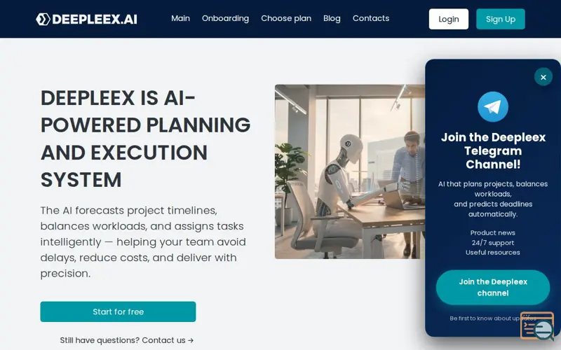 Screenshot of Deepleex