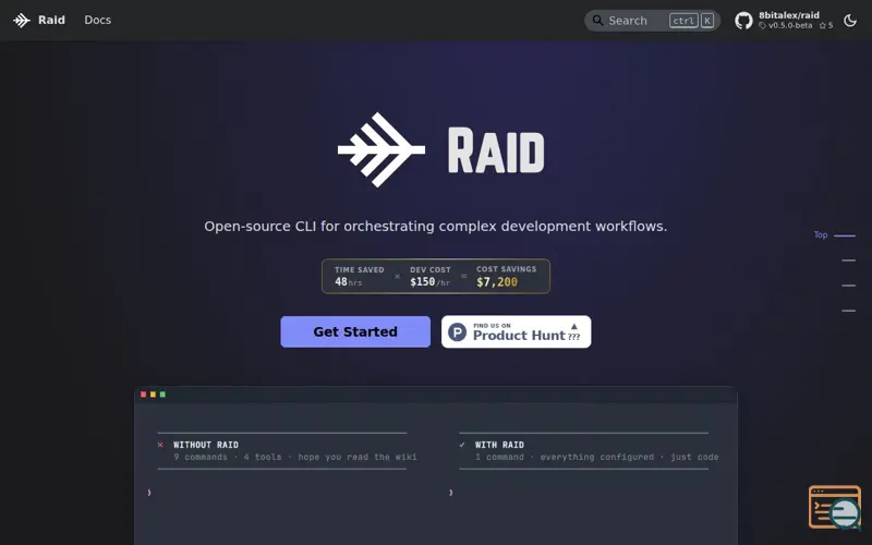 Screenshot of Raid