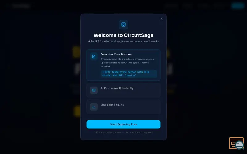 Screenshot of CircuitSage