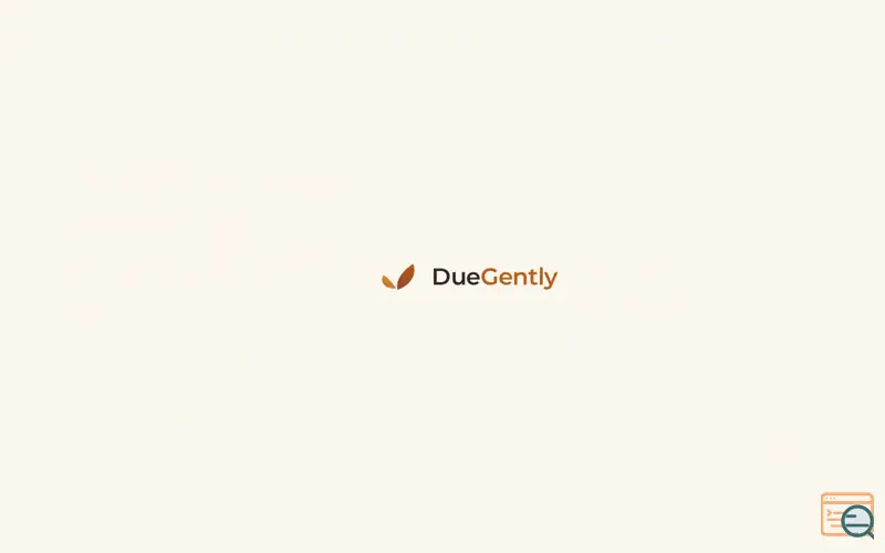 Screenshot of DueGently