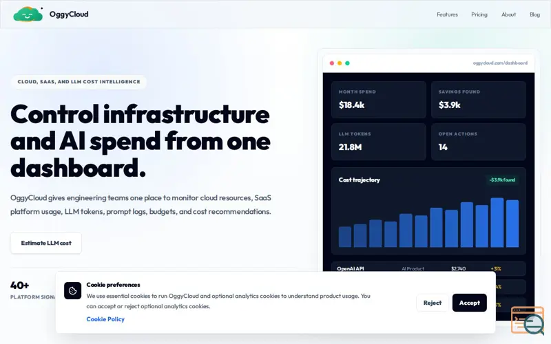 Screenshot of OggyCloud