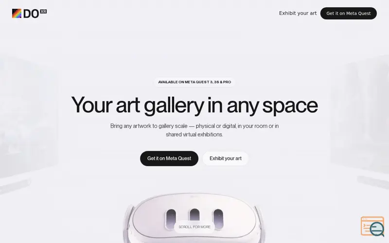 Screenshot of Digital Original XR