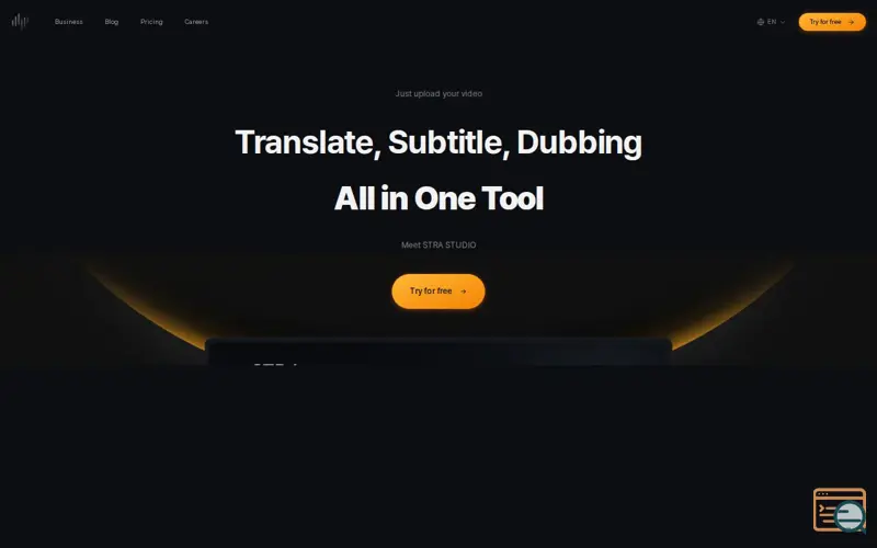 Screenshot of STRA AI Dubbing & Subtitles, a launch using Channel Talk
