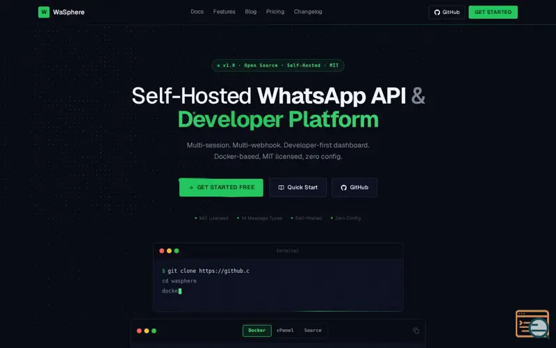Screenshot of WaSphere