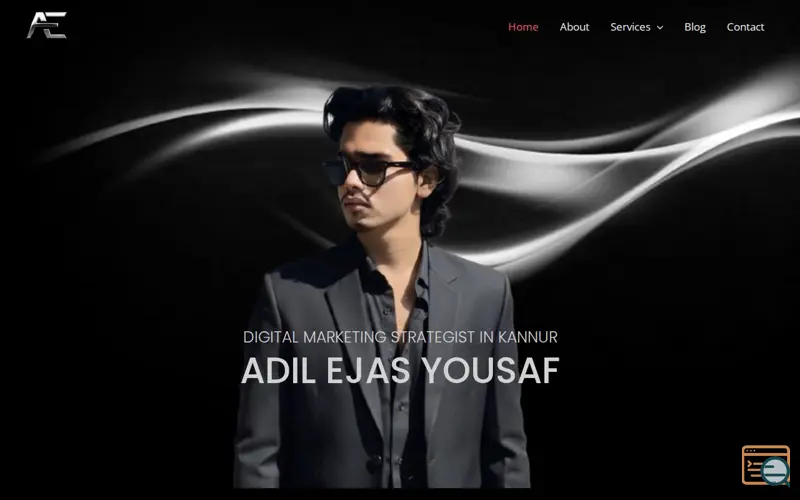 Screenshot of adilejasyousaf.com