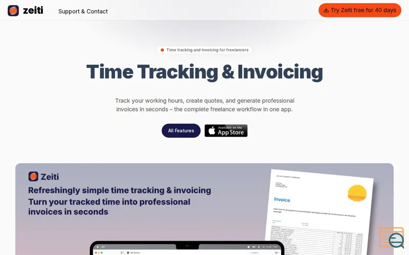 Screenshot of Zeiti