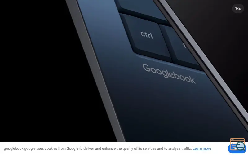 Screenshot of Googlebook