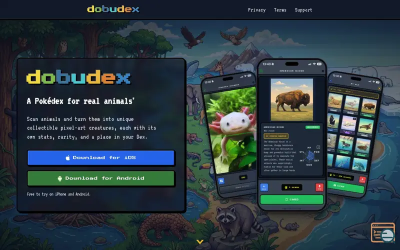 Screenshot of dobudex