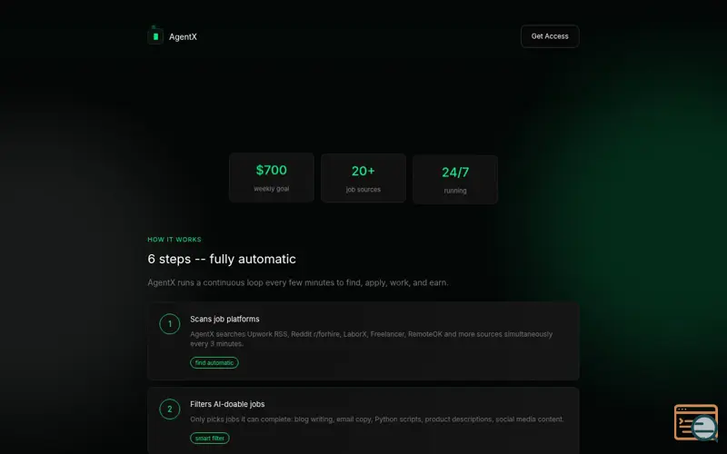 Screenshot of AgentX CEO