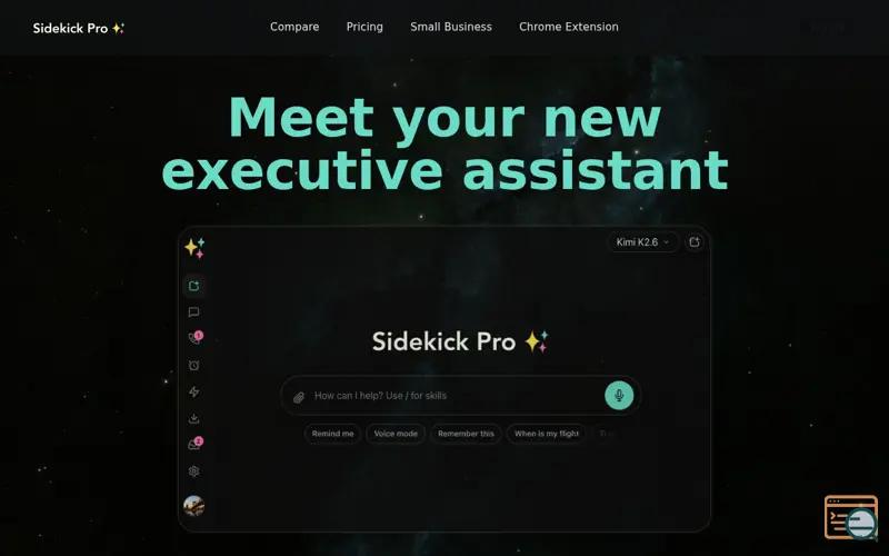 Screenshot of Sidekick Pro