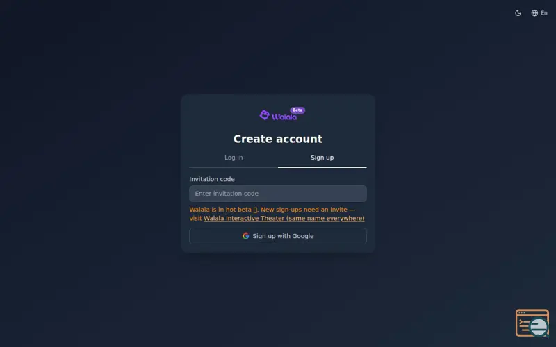 Screenshot of walala.ai
