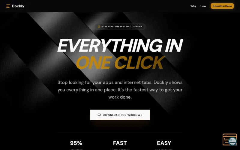 Screenshot of Dockly