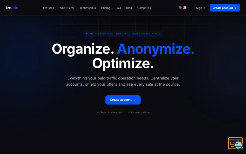 Screenshot of Izeads