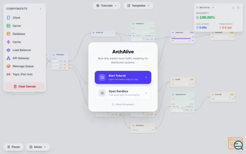 Screenshot of ArchAlive