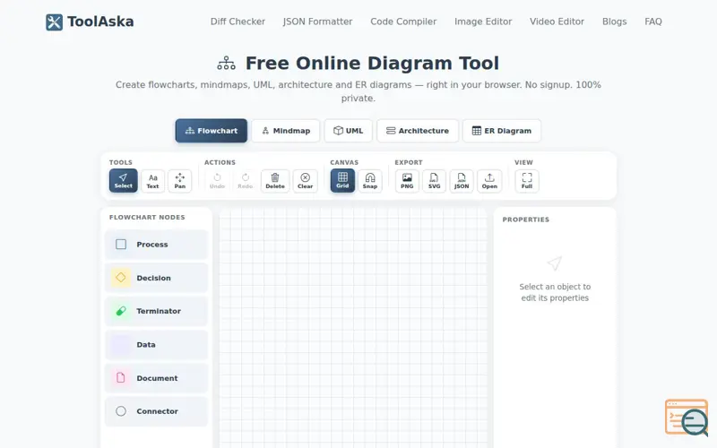 Screenshot of Toolaska